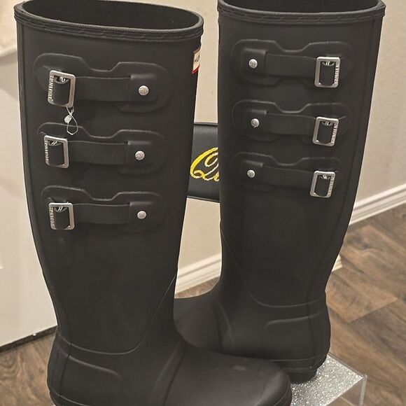 Hunter Original Tall Mercury Multi- Buckle Boot - Picture 9 of 12